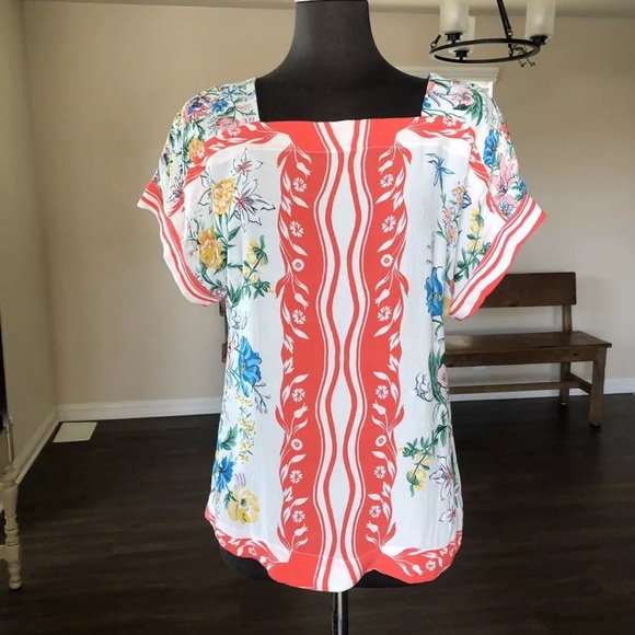 Anthropologie Maeve Romina Blouse Medium - Picture 2 of 4